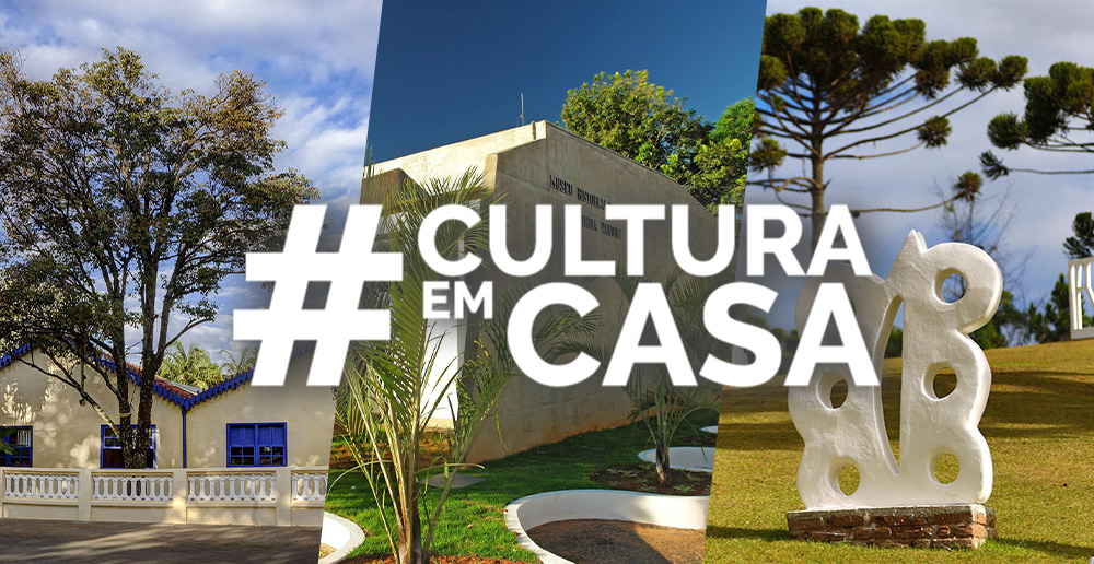 #PraCegoVer - Descrição da imagem para cegos: a imagem mostra um montagem com três fotos, cada uma de uma fachada de um museu: Casa de Portinari, Índia Vanuíre e Felícia Leirner.