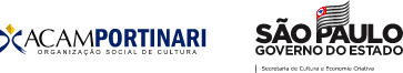 logo acam portinari e governo do estado de são paulo